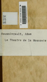 Le théâtre de la Moscovie_cover