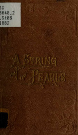 A string of pearls : designed for the instruction and encouragement of young Latter-day Saints_cover