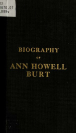 Biography of Ann Howell Burt_cover