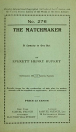 The matchmaker .._cover