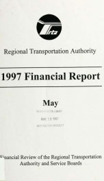 Quarterly budget review & financial report May 1997_cover