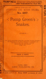 Pomp Green's snakes .._cover