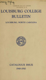 Catalogue [serial] 1949-1950_cover