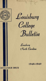 Catalogue [serial] 1948-1949_cover
