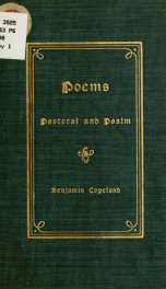 Poems : pastoral and psalm_cover