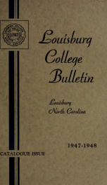 Catalogue [serial] 1947-1948_cover