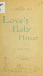 Love's holy hour;_cover