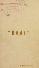 "Buds" [poems]_cover