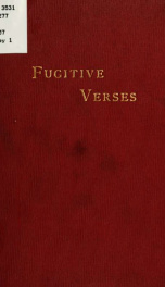 Fugitive poems_cover