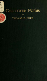 Collected poems of Thomas E. Pope_cover