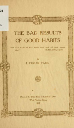 The bad results of good habits_cover