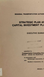 Strategic plan and capital investment plan_cover