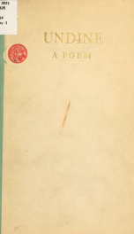 Undine; a poem_cover