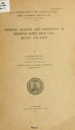 Chemical analysis and composition of imported honey from Cuba, Mexico and Haiti_cover