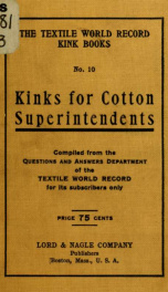 Kinks for cotton superintendents;_cover