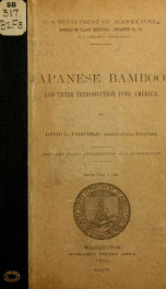 Japanese bamboos and their introduction into America_cover