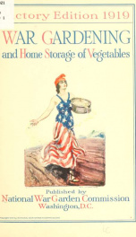 War gardening and home storage of vegetables_cover