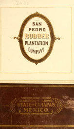 San Pedro Rubber Plantation Company .._cover