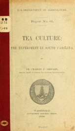 Tea culture: the experiment in South Carolina_cover