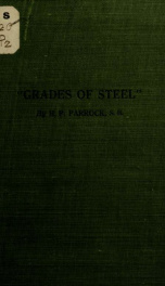 "Grades of steel,"_cover