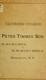 Illustrated catalogue of Peter Timmes' son .._cover