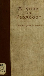 A study in pedagogy, for people who are not professional teachers_cover