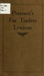 Petersen's fur traders lexicon_cover