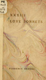 XXXIII love sonnets_cover