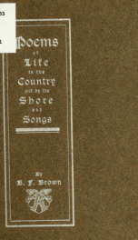 Poems of life in the country and by the sea shore and songs_cover