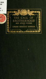 The call of brotherhood, and other poems_cover