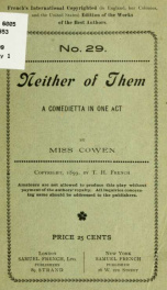 Neither of them: a comedietta in one act_cover