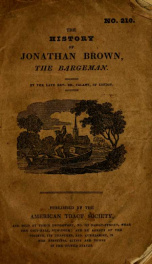 History of Jonathan Brown, the bargeman_cover