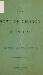 The boat of Charon, a poem_cover