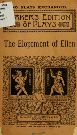 The elopement of Ellen;_cover