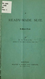 A ready-made suit. A mock trial_cover