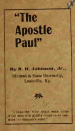 The Apostle Paul .._cover