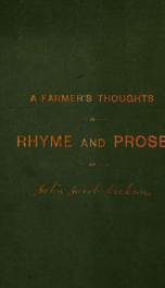 A farmer's thoughts in rhyme and prose_cover