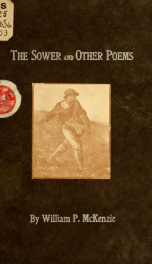 The sower, and other poems .._cover