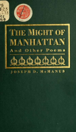 The might of Manhattan, and other poems_cover