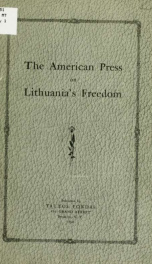 The American press on Lithuania's freedom_cover