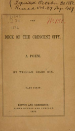 The deck of the Crescent City. A poem_cover