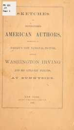 Sketches of distinguished American authors_cover