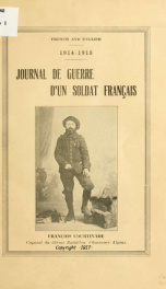 Journal de guerre d'un soldat français, François Courtinade .._cover