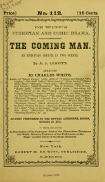 The coming man : an Ethiopian sketch, in two scenes_cover