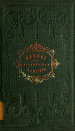 Manual of the Seventh-Day Baptists : containing an historical sketch of the denomination and reasons for emphasizing the day of the Sabbath_cover