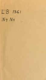 Report of the Committee of Seven on adjustment of educational work in North Dakota with reference to the needs of the times. The elementary schools, December, 1909_cover