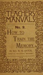 How to train the memory. The three a's_cover