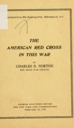 The American Red cross in this war_cover