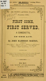 First come, first served_cover