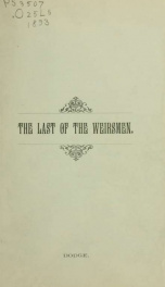 The last of the weirsmen. A tragedy_cover